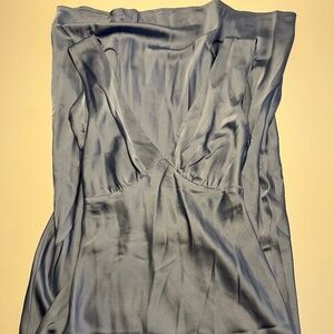 Abercrombie Cowl Back Silky Maxi Dress READ